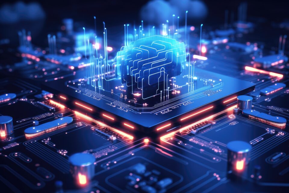 Cloud computing transfer big data on internet. futuristic digital technology .