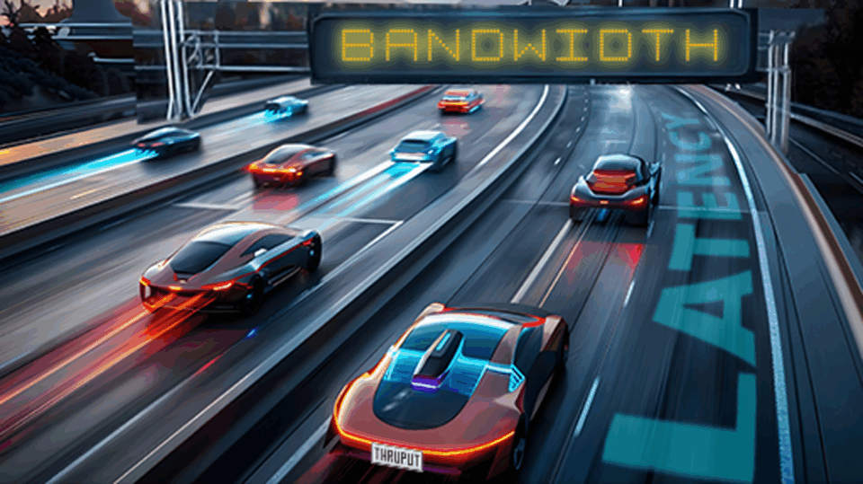 LATENCY-BANDWIDTH-THROUGHPUT