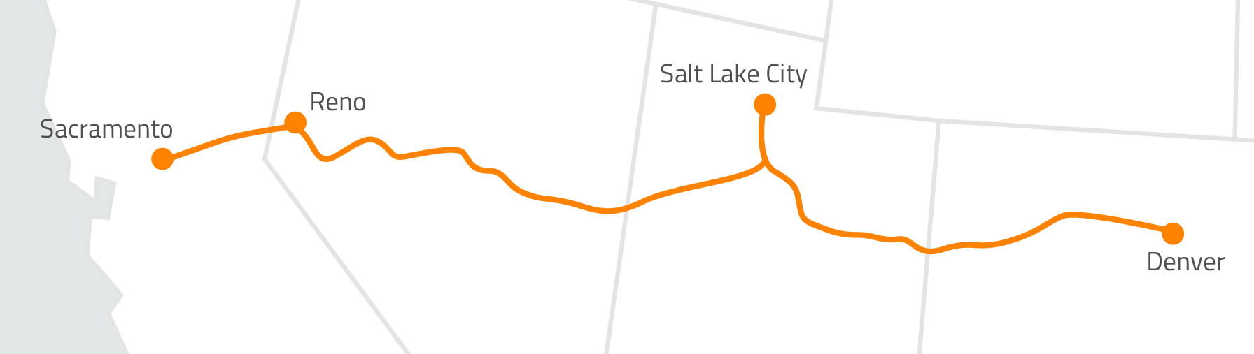 Route 18 - Sacramento to Denver
