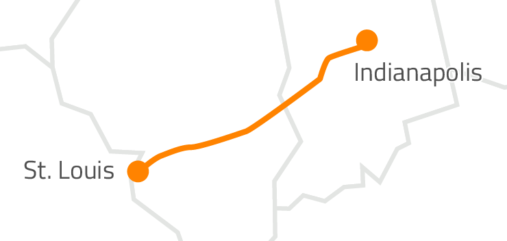 Route 22 - St. Louis to Indianapolis