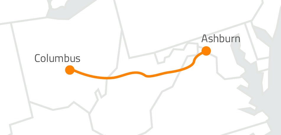 Route 8 - Columbus to Ashburn