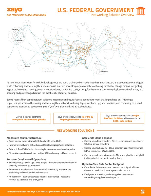 U.S. Federal Government Network Solutions Overview | Resource