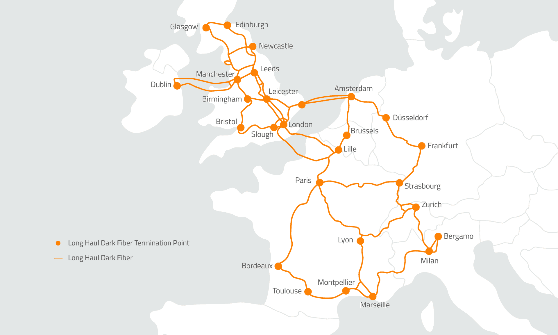 Télécharger notre carte réseau européenne et nord américaine