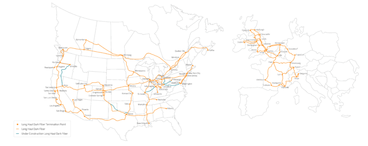 Télécharger notre carte réseau européenne et nord américaine