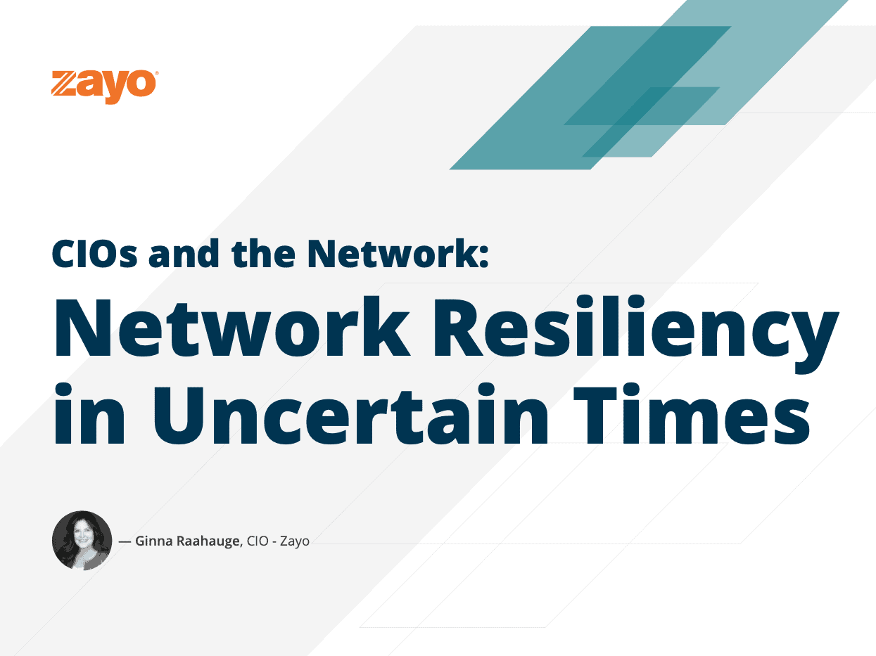 Network Resiliency in Uncertain Times 1 cover ebook cios and the network resiliency