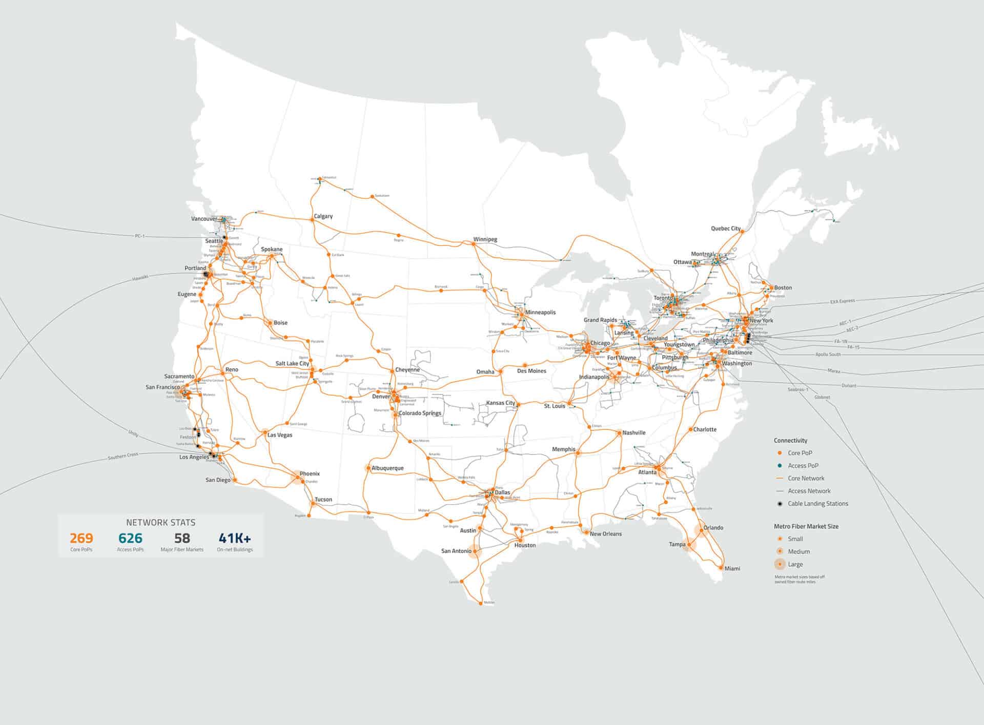 network infrastructure map graphic
